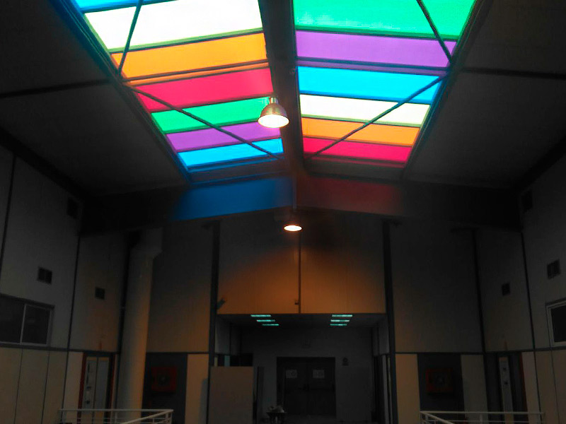 techo policarbonato colores